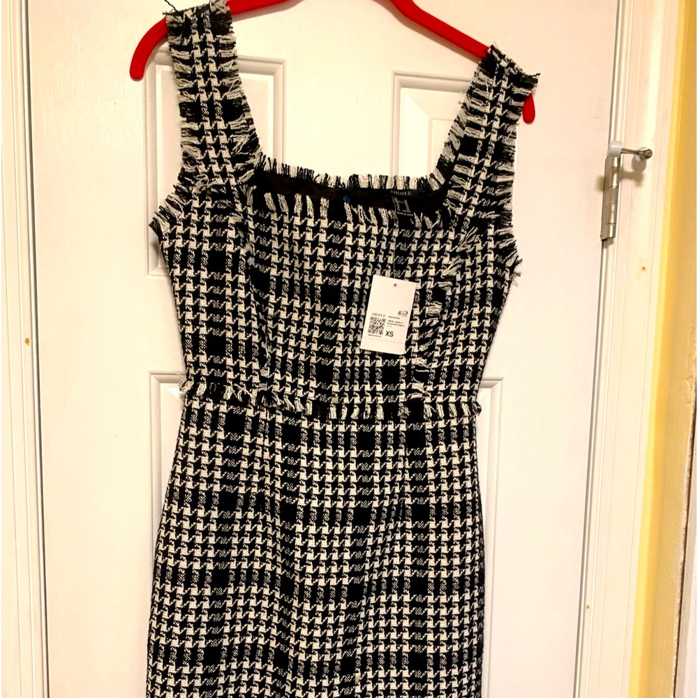 Tweed jumper with lining
